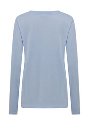 Lorna Jane Lotus Long Sleeve Top - Oxford Blue