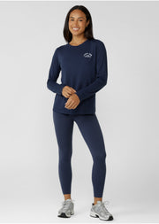 Lorna Jane Lotus Long Sleeve Top - Platinum Navy