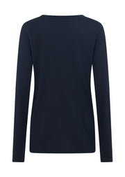 Lorna Jane Lotus Long Sleeve Top - Platinum Navy