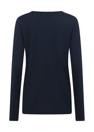 Lorna Jane Lotus Long Sleeve Top - Platinum Navy