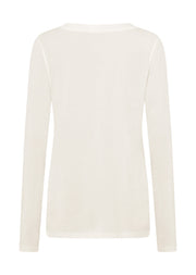 Lorna Jane Lotus Long Sleeve Top - Porcelain