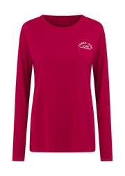 Lorna Jane Lotus Long Sleeve Top - Raspberry