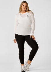 Lorna Jane Lotus Long Sleeve Top - White
