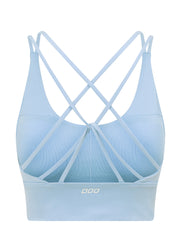 Lorna Jane Lotus Longline Sports Bra - Moontide
