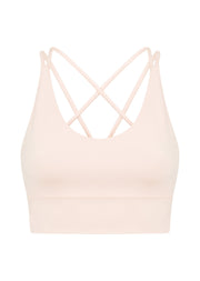Lorna Jane Lotus Longline Sports Bra - Petal