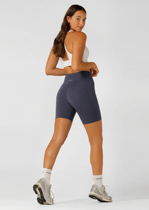 Lorna Jane Amy Phone Pocket Tech Bike Shorts - Ash Blue