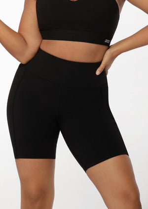 Lorna Jane Amy Phone Pocket Tech Bike Shorts - Black