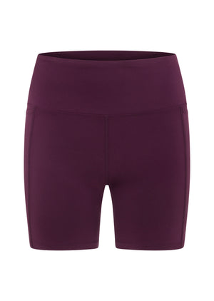 Lorna Jane Amy Phone Pocket Tech Bike Shorts - Dark Grape