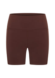 Lorna Jane Amy Phone Pocket Tech Bike Shorts - Truffle