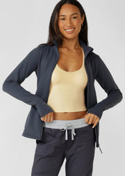Lorna Jane Amy Thermal Active Zip Through Jacket - Canyon