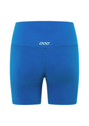 Lorna Jane Lotus No Chafe 16cm Bike Shorts - Cobalt Blue
