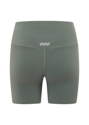 Lorna Jane Lotus No Chafe 16cm Bike Shorts - Dark Matcha