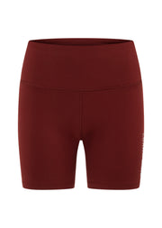 Lorna Jane Lotus No Chafe 16cm Bike Shorts - Sepia