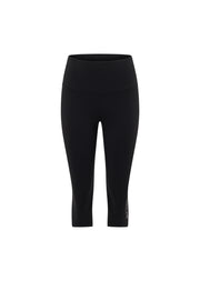Lorna Jane Lotus No Chafe 3/4 Leggings - Black