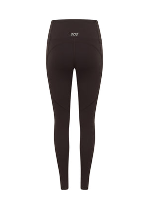 Lorna Jane Amy Thermal Phone Pocket Full Length Leggings - Volcano