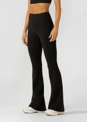 Lorna Jane Lotus Flared Leggings - Recycled Black