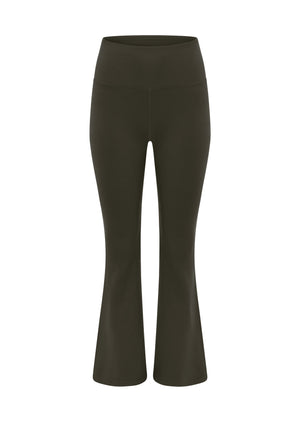 Lorna Jane Lotus Flared Leggings - Luxury Green