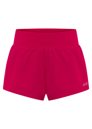 Lorna Jane Amy Stretch & Stride Pocket Run Shorts - Raspberry