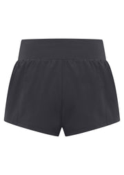 Lorna Jane Amy Stretch & Stride Pocket Run Shorts - Titanium