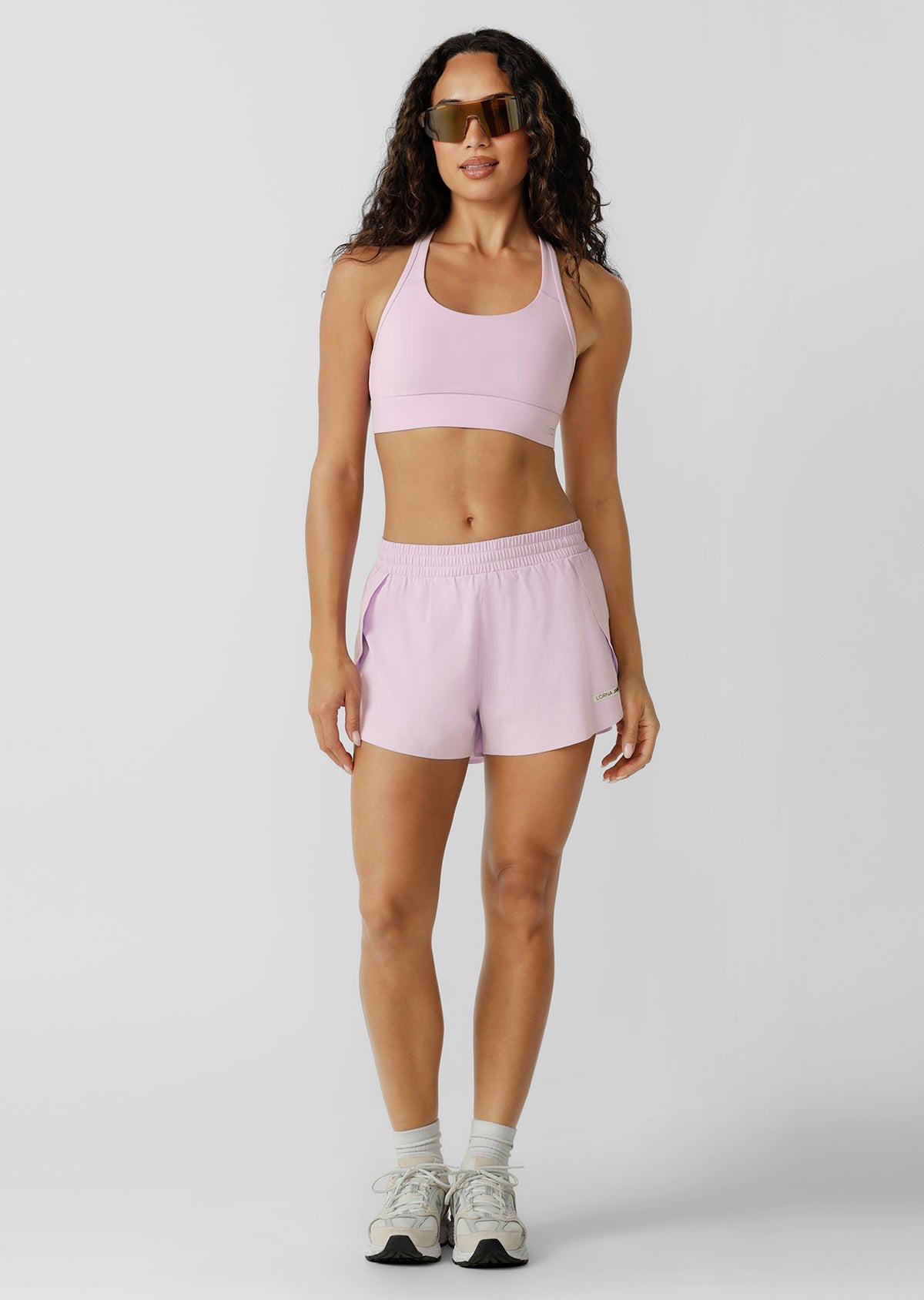 Lorna Jane Lightspeed Phone Pocket Run Shorts - Dusty Lilac