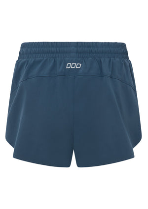 Lorna Jane Lightspeed Phone Pocket Run Shorts - Pale Indigo