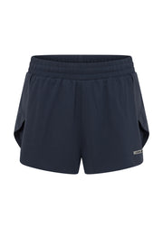 Lorna Jane Lightspeed Phone Pocket Run Shorts - Platinum Navy