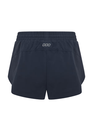 Lorna Jane Lightspeed Phone Pocket Run Shorts - Platinum Navy