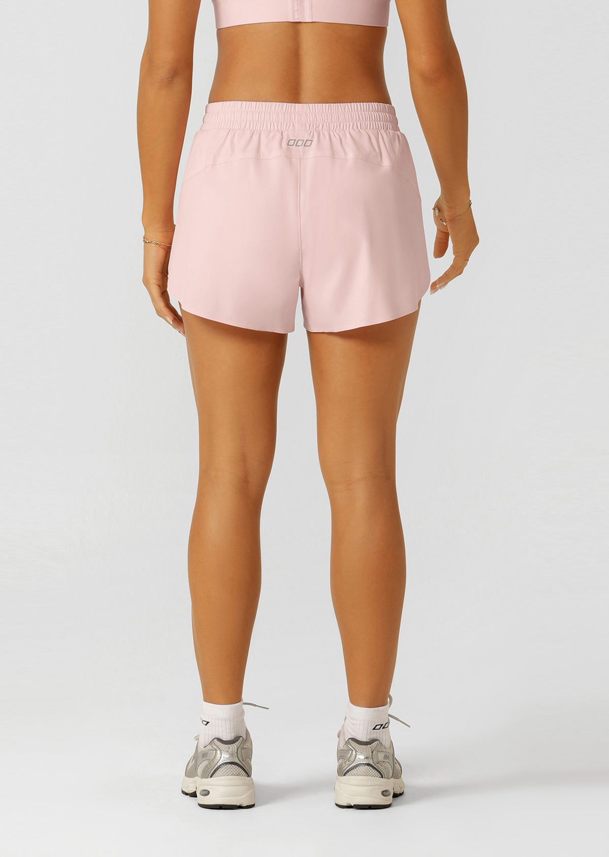 Lorna Jane Lightspeed Phone Pocket Run Shorts - Pale Peony