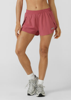 Lorna Jane Lightspeed Phone Pocket Run Shorts - Raspberry Sorbet