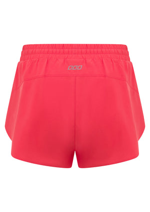 Lorna Jane Lightspeed Phone Pocket Run Shorts - Strawberry