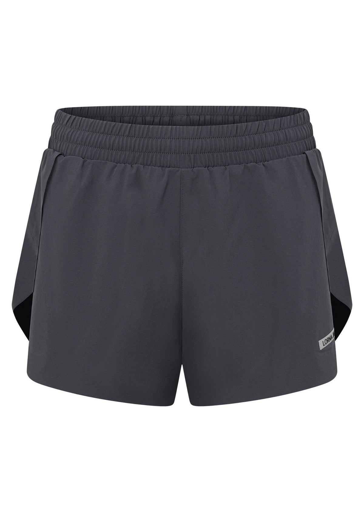Lorna Jane Lightspeed Phone Pocket Run Shorts - Titanium