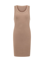 Lorna Jane On The Move Rib Tank Dress - Cedar