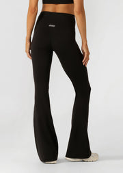 Lorna Jane Lotus Flared Leggings Tall - Recycled Black