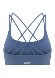Lorna Jane Lotus Cropped Sports Bra - Moonlight Blue