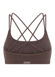 Lorna Jane Lotus Cropped Sports Bra - Stone