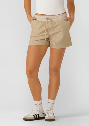Lorna Jane Flashdance Original Shorts - Oxford Tan