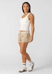 Lorna Jane Flashdance Cheeky Shorts - Oxford Tan