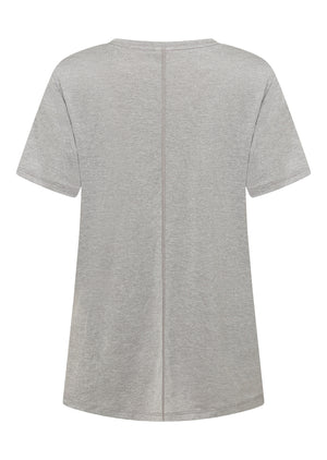 Lorna Jane Amy Dynamic Active T-Shirt - Grey Marl