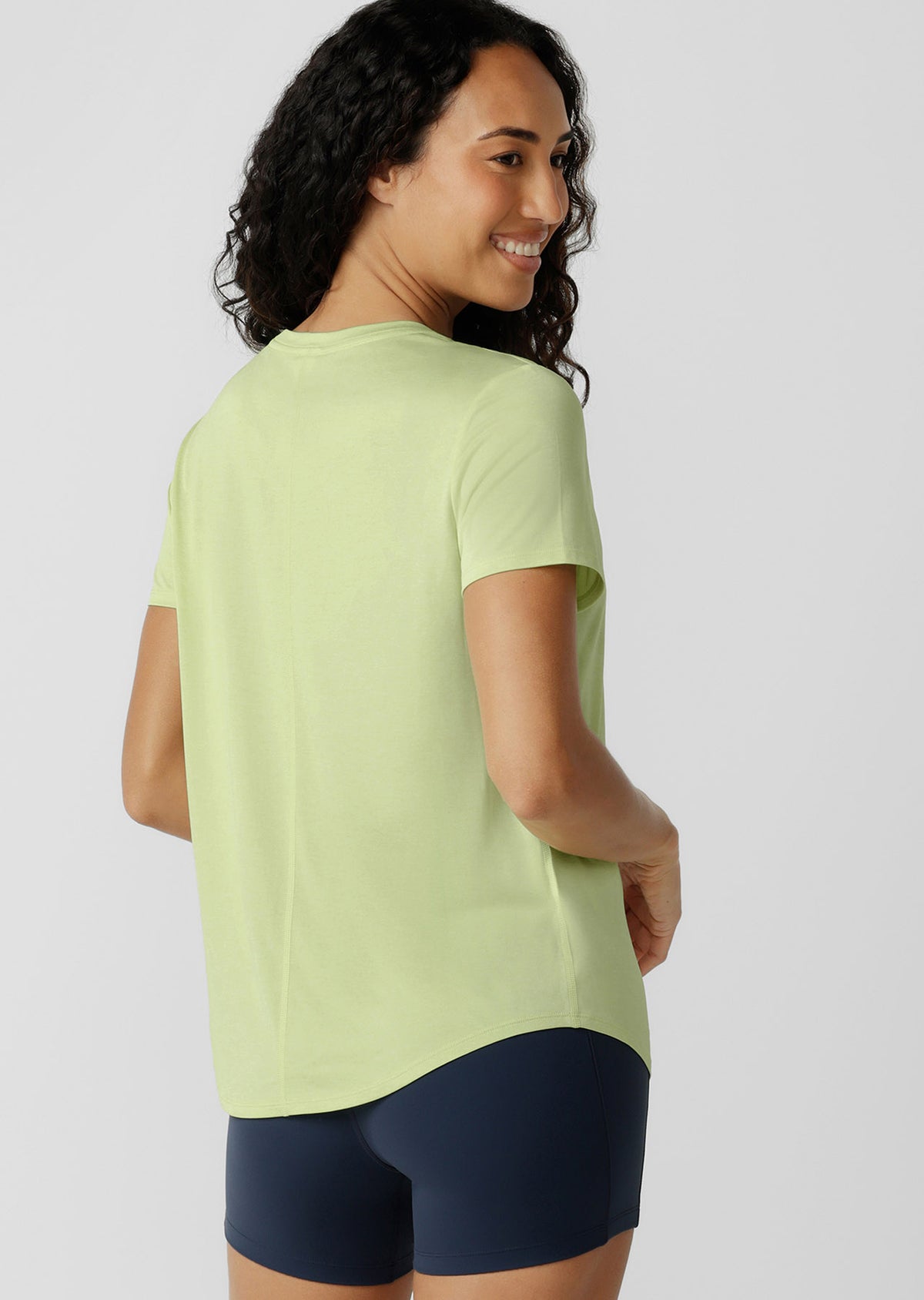Lorna Jane Amy Dynamic Active T-Shirt - Lime Cordial Marl