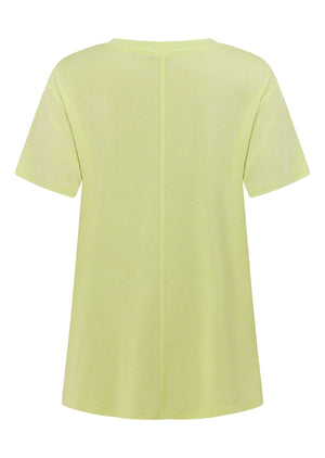 Lorna Jane Amy Dynamic Active T-Shirt - Lime Cordial Marl