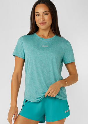 Lorna Jane Amy Dynamic Active T-Shirt - Maui Marl