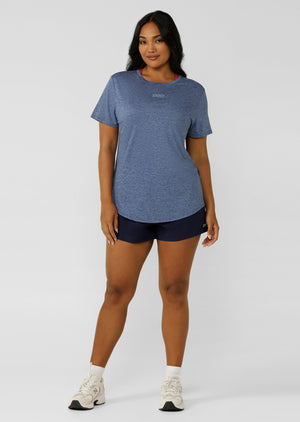 Lorna Jane Amy Dynamic Active T-Shirt - Storm Marl