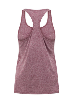 Lorna Jane Amy Dynamic Active Tank - Dark Rose Blush Marl