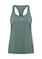 Lorna Jane Amy Dynamic Active Tank - Palmetto Green Marl