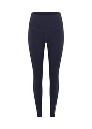 Lorna Jane Lotus No Chafe Phone Pocket Ankle Biter Leggings - Dark Platinum Navy