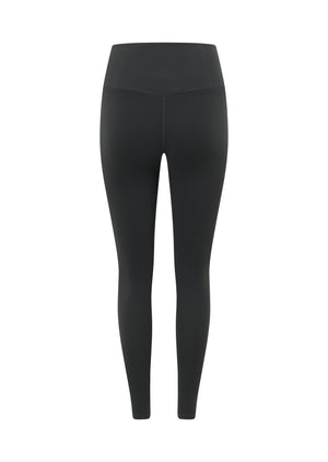 Lorna Jane Lotus No Chafe Phone Pocket Ankle Biter Leggings - Dark Titanium