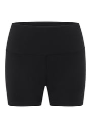 Lorna Jane Lotus No Chafe Phone Pocket 9cm Bike Shorts - Recycled Black