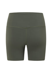 Lorna Jane Lotus No Chafe Phone Pocket 16cm Bike Shorts - Agave Green