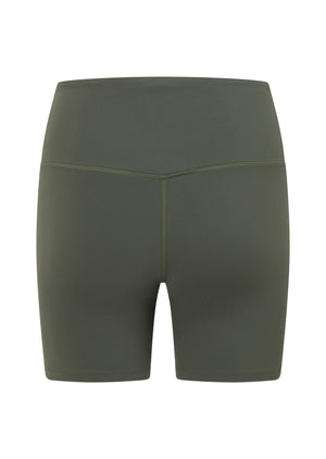 Lorna Jane Lotus No Chafe Phone Pocket 16cm Bike Shorts - Agave Green