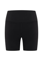 Lorna Jane Lotus No Chafe Phone Pocket 16cm Bike Shorts - Recycled Black